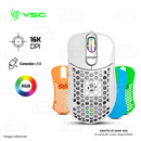 MOUSE VSG AQUILA AIR BRILLANTE 16,000 DPI RGB BLANCO | GRATIS 01 SKIN VSG