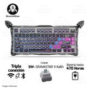 PREVENTA | TECLADO GRAVASTAR MERCURY K1 PRO | RGB | INALAMBRICO | SW GRAVASTAR X KAILH | CYBERPUNK