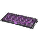 PREVENTA | TECLADO GRAVASTAR MERCURY V75 HE LITE | RGB | CABLEADO | SW MAGNETICO GRAVASTAR BLACKCORE | TRANSPARENT-BLACK