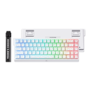 TECLADO MCHOSE ACE 68 | CABLEADO | MAGNETICO | SW ICE RHINO | RGB | BLANCO TOPOGRAPHIC