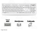 TECLADO GENIUS SLIMSTAR 230 BLANCO