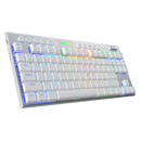 TECLADO REDRAGON HORUS TKL K621 | INALAMBRICO | MECANICO | LOW PROFILE | SW-RED | RGB | BLANCO
