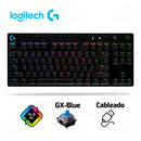 TECLADO LOGITECH GPRO | MECANICO | SW-GX BLUE | RGB | NEGRO
