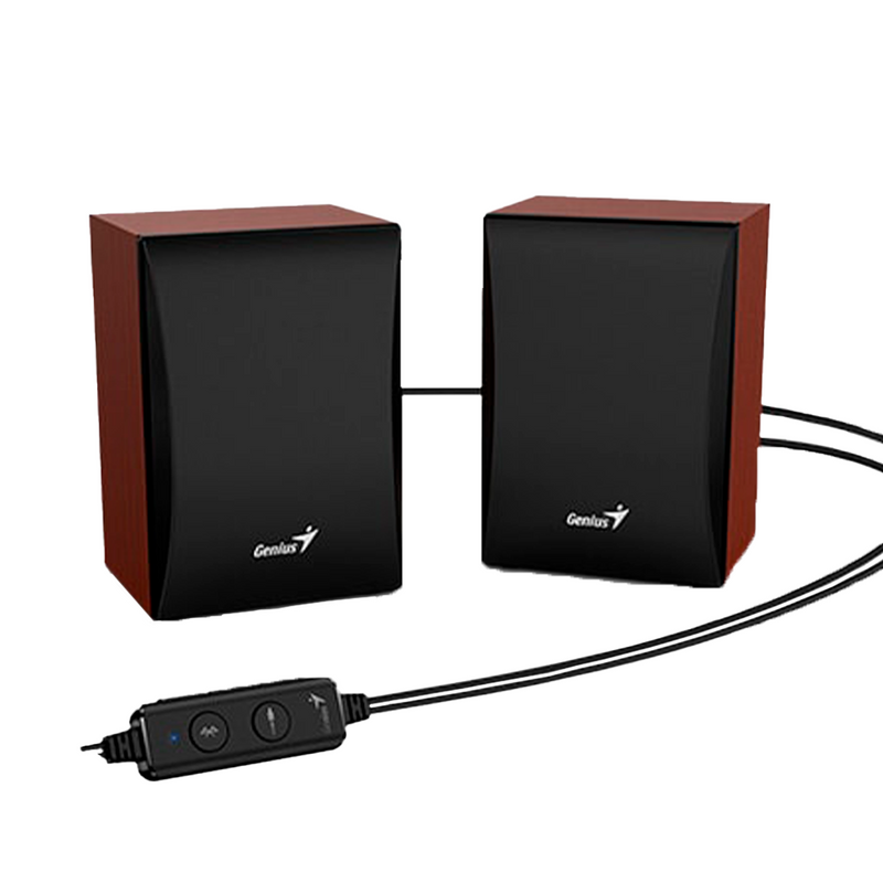 PARLANTE 2.0 GENIUS SP-HF380BT | BLUETOOTH-3.5MM | USB | WOOD