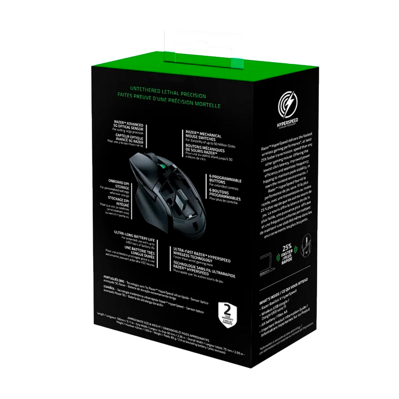 MOUSE RAZER BASILISK X 16K | INALAMBRICO | 16,000 DPI