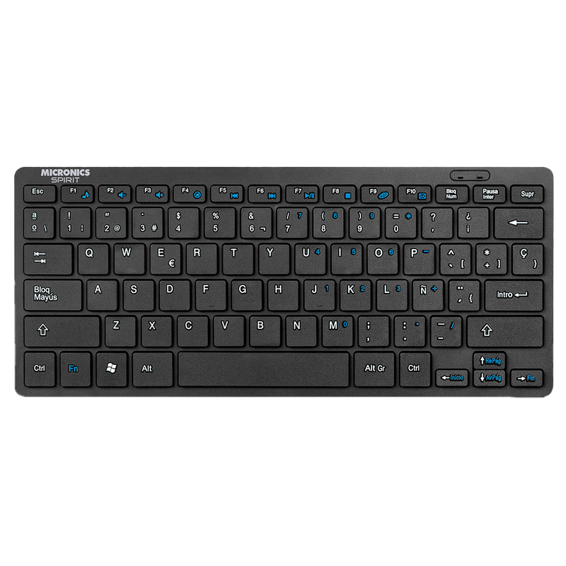 COMBO MICRONICS SPIRIT MIC WT800 | INALAMBRICO | TECLADO + MOUSE | NEGRO