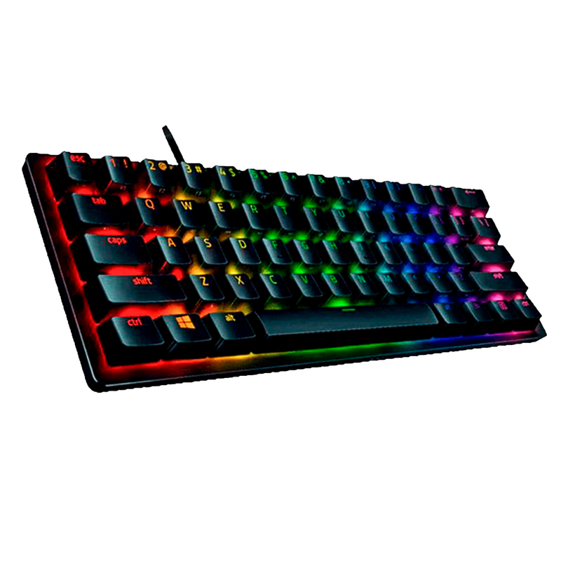 TECLADO RAZER HUNTSMAN MINI | OPTOMECANICO | SW- PURPLE | RGB | NEGRO