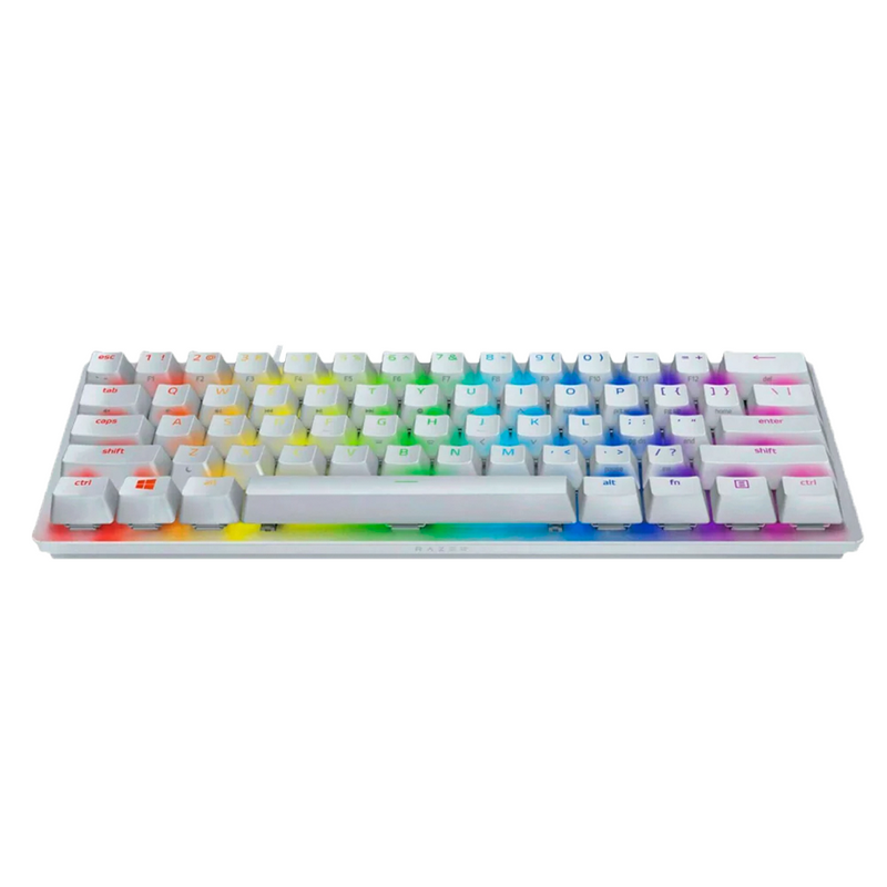 TECLADO RAZER HUNTSMAN MINI | OPTOMECANICO | SW- RED | RGB | BLANCO