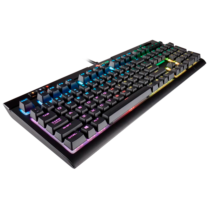 TECLADO CORSAIR STRAFE RGB MK.2 | MECANICO | SW-CHERRY MX RED | NEGRO