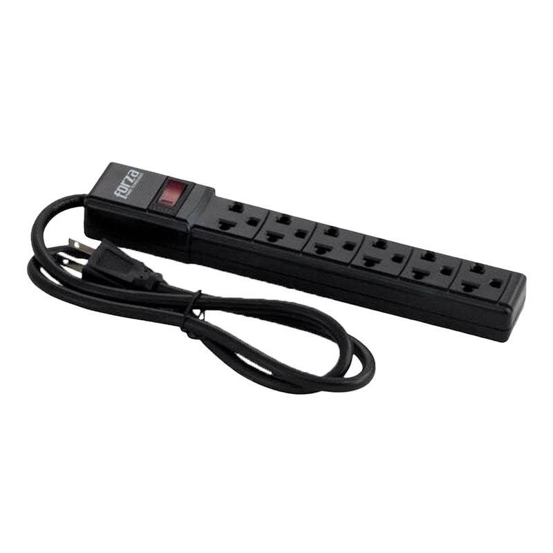 SUPRESOR DE PICOS FORZA PS-001B | 6 TOMAS