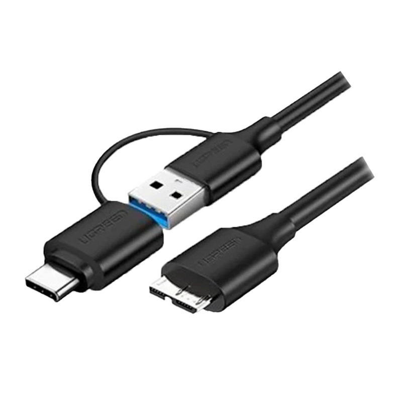 CASE EXTERNO PARA HDD - SSD 2.5" UGREEN 60734 | USB 3.0-TIPO C
