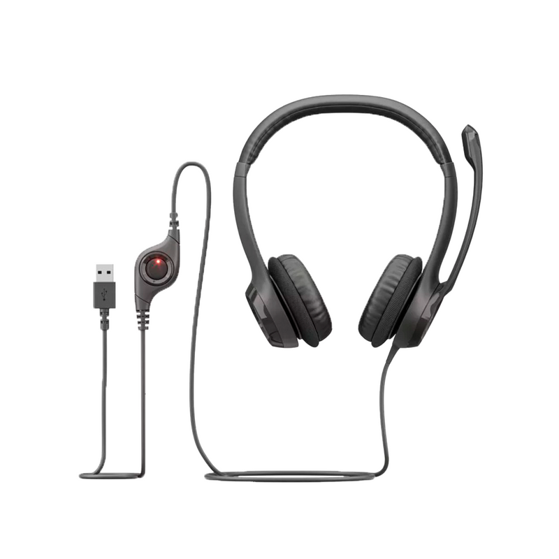AUDIFONO LOGITECH H390 | USB | ESTEREO | NEGRO