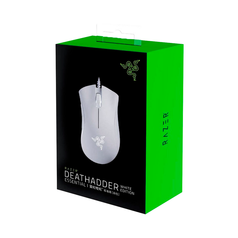 MOUSE RAZER DEATHADDER ESSENTIAL | 6,400 DPI | BLANCO