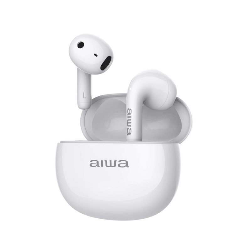 AUDIFONO AIWA TWS AWTWSD4W | BLUETOOTH 5.0 | ESTEREO | BLANCO