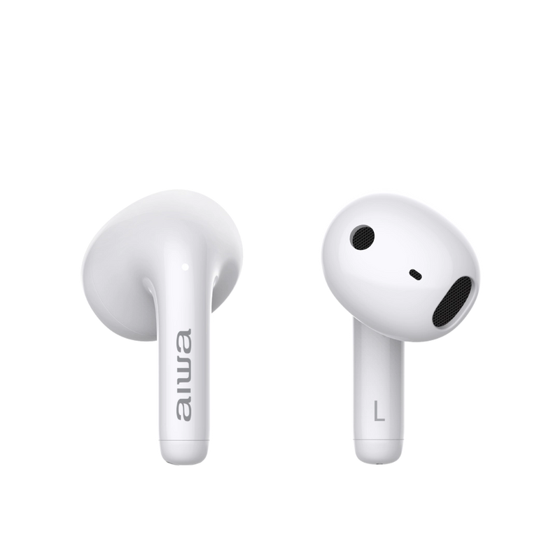 AUDIFONO AIWA TWS AWTWSD4W | BLUETOOTH 5.0 | ESTEREO | BLANCO