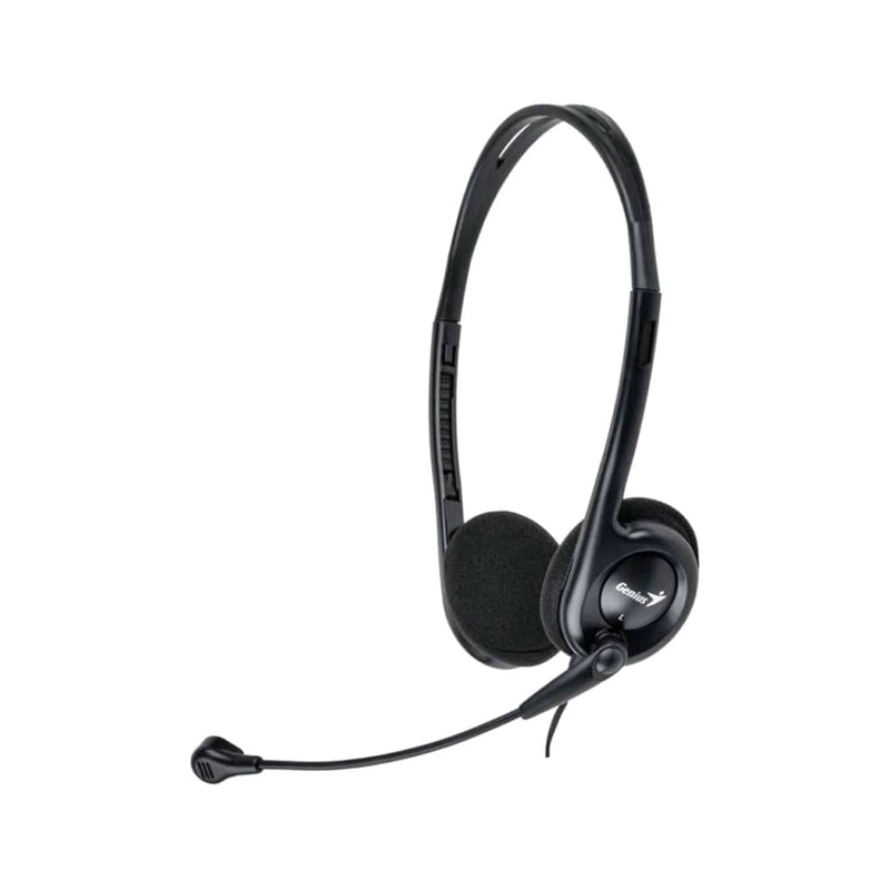 AUDIFONO GENIUS HS-200C | 3.5MM | ESTEREO | NEGRO