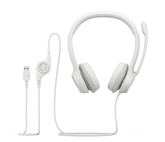 AUDIFONO LOGITECH H390 | USB | ESTEREO | BLANCO