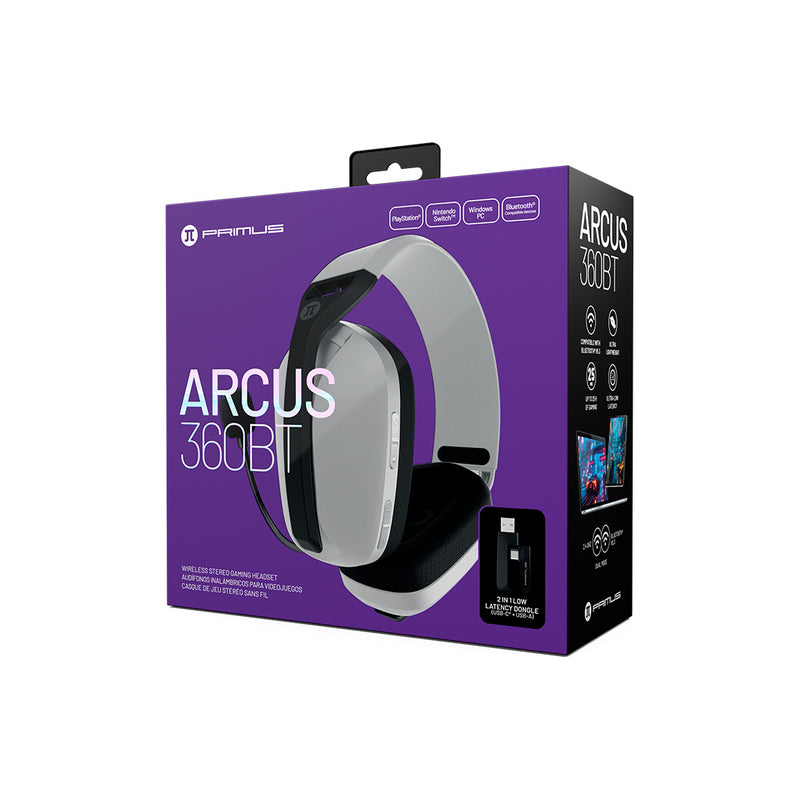 AUDIFONO PRIMUS ARCUS360BT | BLUETOOTH - INALAMBRICO | BLANCO