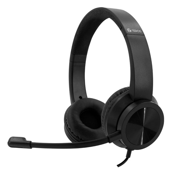 AUDIFONO TEROS TE-8037N | USB | NEGRO