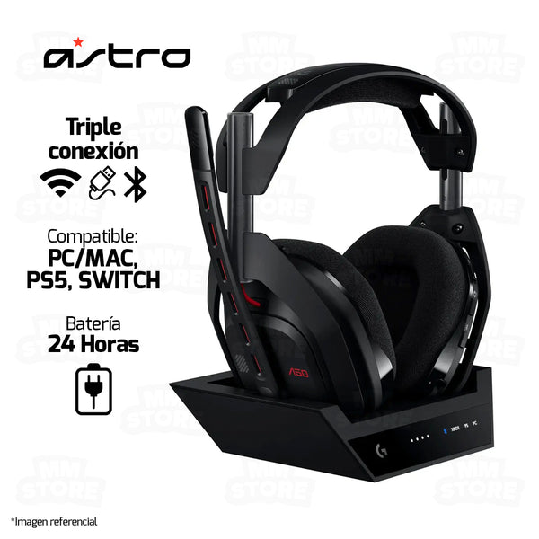 AUDIFONO ASTRO A50 GEN 5  | INALAMBRICO | 7.1 | NEGRO