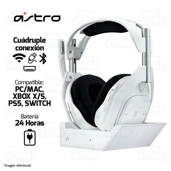 AUDIFONO ASTRO A50 X | INALAMBRICO | 7.1 | BLANCO