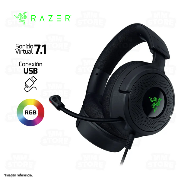 AUDIFONO RAZER KRAKEN V4 X | TIPO C - USB | 7.1 | RGB | NEGRO