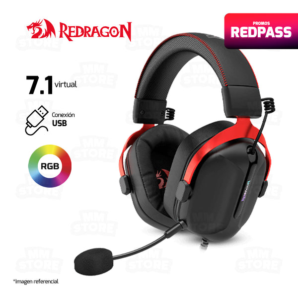 AUDIFONO REDRAGON CYBILL H312 | USB | ESTEREO | NEGRO