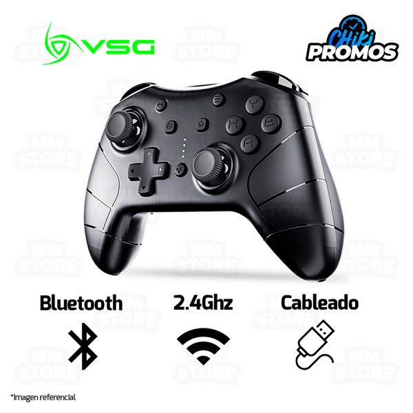 GAMEPAD VSG TARVOS | USB - BLUETOOTH - INALAMBRICO | PC-SWITCH-PLAY3-ANDROID
