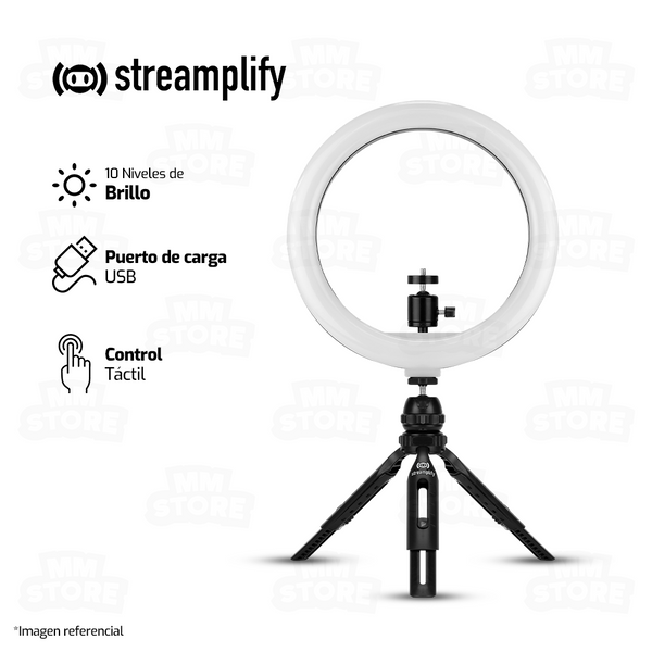Aro de Luz Streamplify LIGHT 10-USB-TP 10 Pulgadas | (6 MESES) |