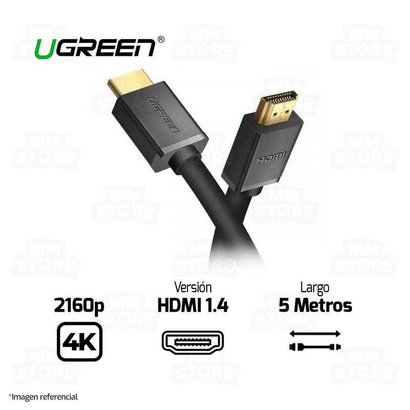 CABLE UGREEN HDMI 10109 | 4K | 60 Hz | 5 MTS