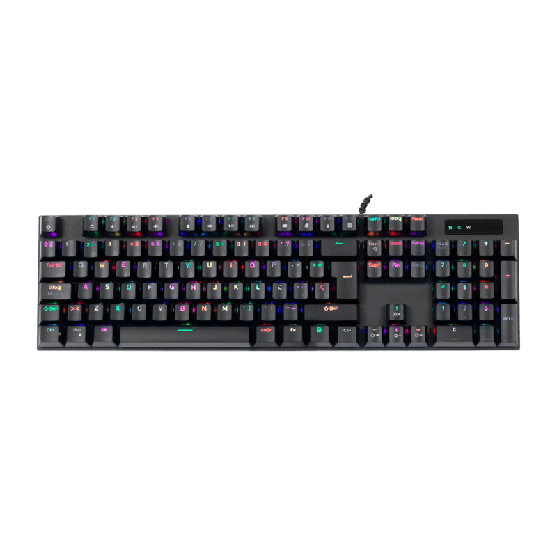 COMBO HALION DAMON HA-863C | TECLADO + MOUSE | NEGRO | RGB