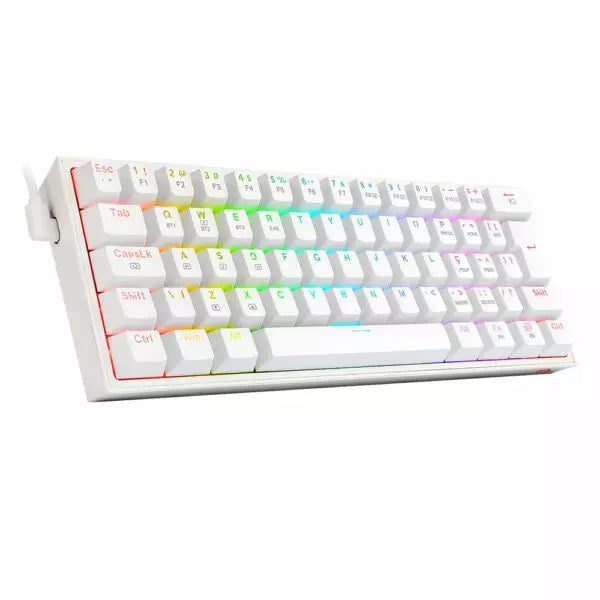 COMBO REDRAGON FIZZ+K1NG S143W-SP | TECLADO+MOUSE | BLANCO