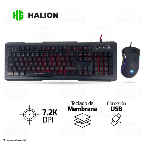 COMBO HALION MIRAGE HA-810C | TECLADO + MOUSE