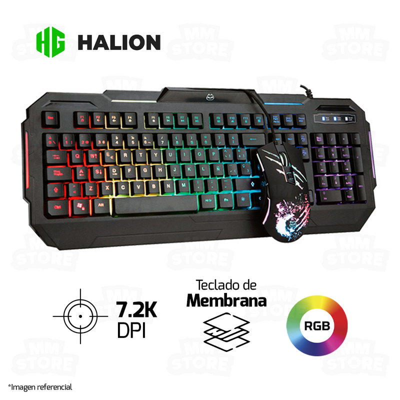 COMBO HALION TORNADO HA-818C | TECLADO + MOUSE