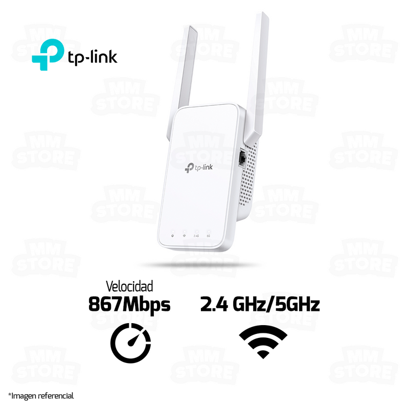 EXTENSOR TP-LINK RE315 AC1200 | 5Ghz - 2.5Ghz | EXTENSOR DE RANGO | 2 ANTENAS
