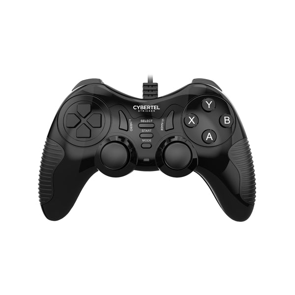 GAMEPAD CYBERTEL STRICKER - CYB G101 | USB | PS3 - PC | NEGRO