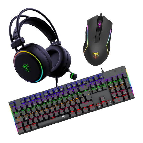 KIT 3 EN 1 T-DAGGER | TECLADO + AUDIFONO + MOUSE