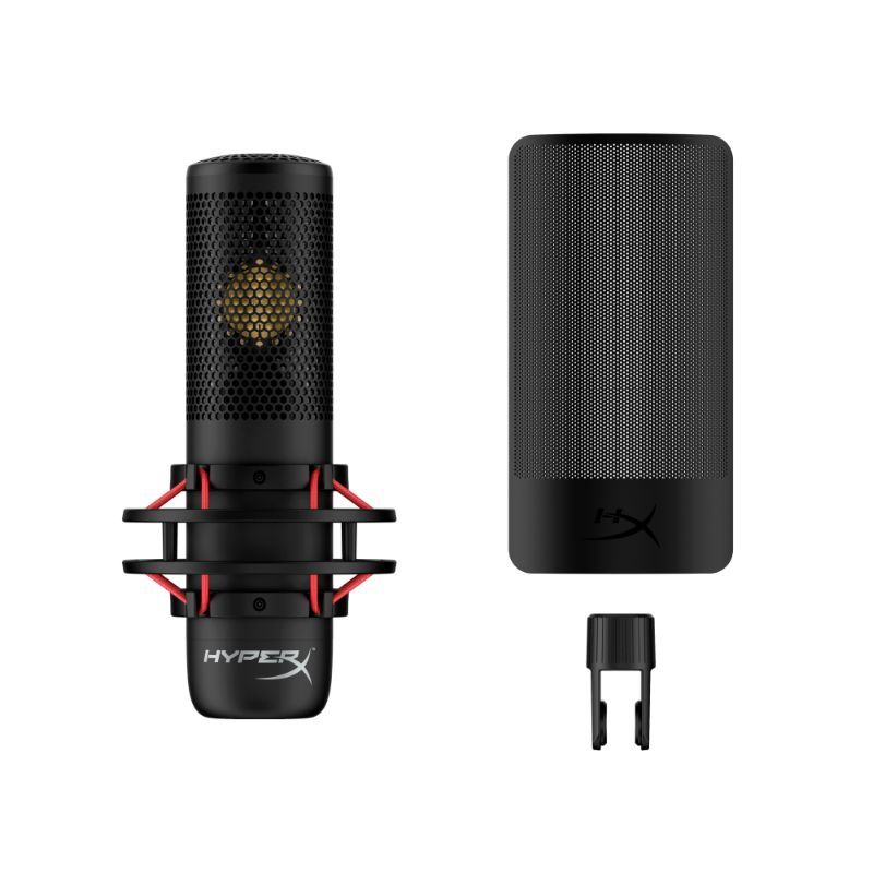 KIT PRO PARA STREAMERS | MICROFONO HYPERX PROCAST + MIXER FIFINE SC3 + CABLE FIFINE 1 XLR + BRAZO