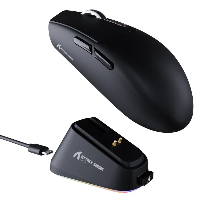 MOUSE ATTACK SHARK G3 PRO | INALAMBRICO | 25,000 DPI | NEGRO