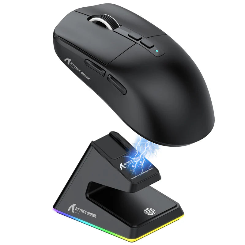MOUSE ATTACK SHARK X6 | INALAMBRICO | 26,000 DPI | NEGRO