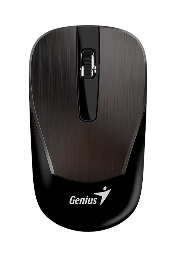 MOUSE GENIUS ECO-8015 | INALAMBRICO | RECARGABLE | 1200 DPI | CHOCOLATE
