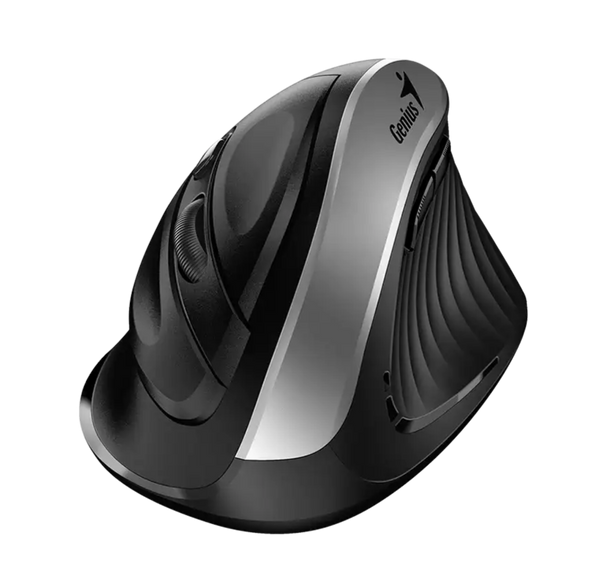 MOUSE GENIUS ERGO 8250S VERTICAL | INALAMBRICO | 1600 DPI | PLATEADO