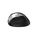 MOUSE GENIUS ERGO 8250S VERTICAL | INALAMBRICO | 1600 DPI | PLATEADO