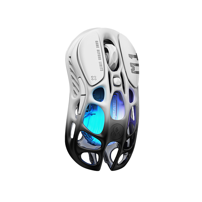 MOUSE GRAVASTAR MERCURY M1 PRO | INALAMBRICO | 26,000 DPI | NEGRO-DEGRADADO | PREVENTA