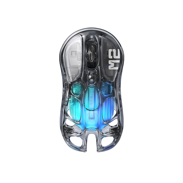 MOUSE GRAVASTAR MERCURY M2 | INALAMBRICO | 26,000 DPI | TRANSPARENT-BLACK | PREVENTA