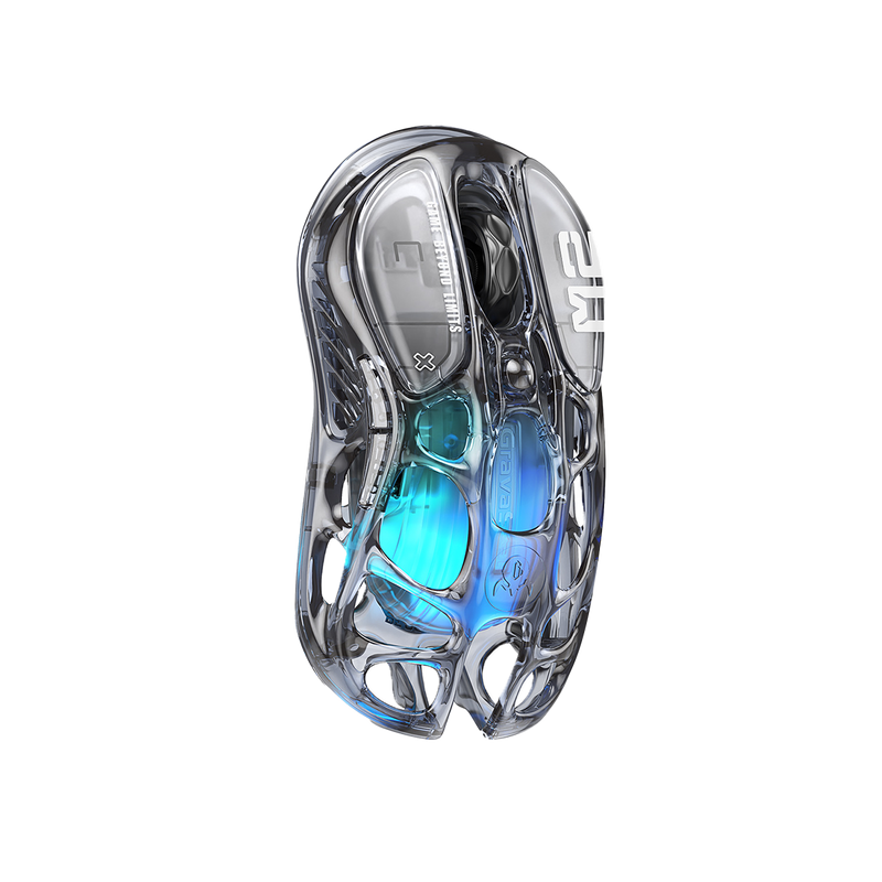 MOUSE GRAVASTAR MERCURY M2 | INALAMBRICO | 26,000 DPI | TRANSPARENT-BLACK | PREVENTA