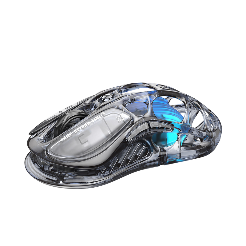 MOUSE GRAVASTAR MERCURY M2 | INALAMBRICO | 26,000 DPI | TRANSPARENT-BLACK | PREVENTA