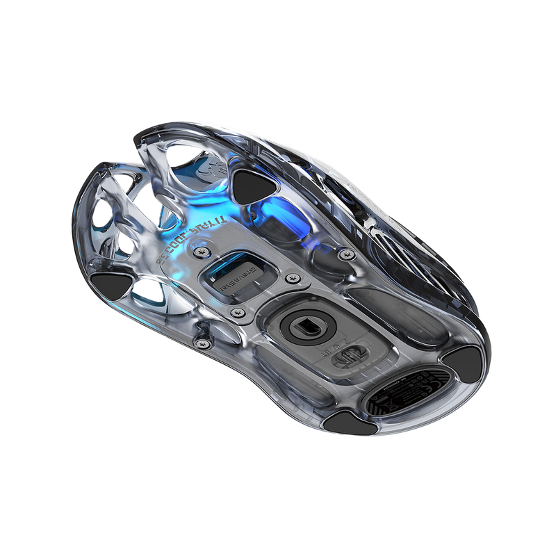 MOUSE GRAVASTAR MERCURY M2 | INALAMBRICO | 26,000 DPI | TRANSPARENT-BLACK | PREVENTA