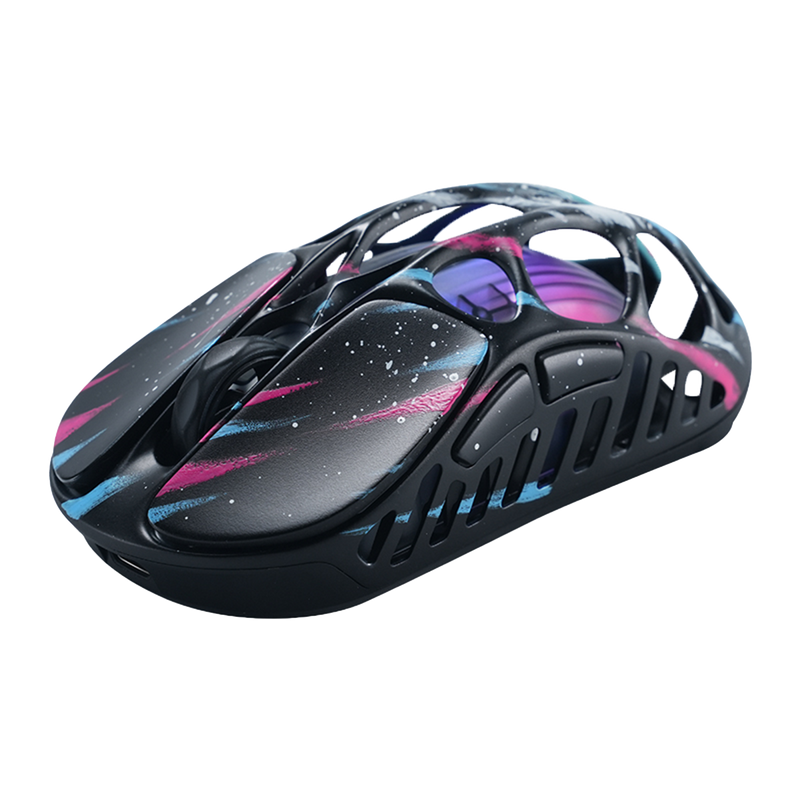 MOUSE GRAVASTAR MERCURY X PRO | INALAMBRICO | 8000 HZ | 32,000 DPI | NEON-GRAFFITI | PREVENTA