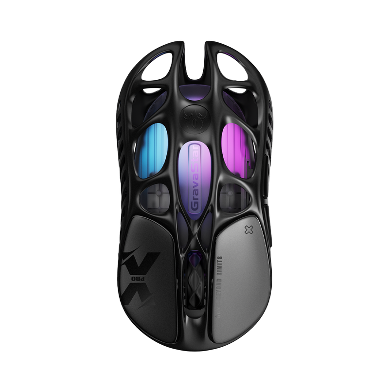 MOUSE GRAVASTAR MERCURY X PRO | INALAMBRICO | 8000 HZ | 32,000 DPI | GALAXY-BLACK | PREVENTA